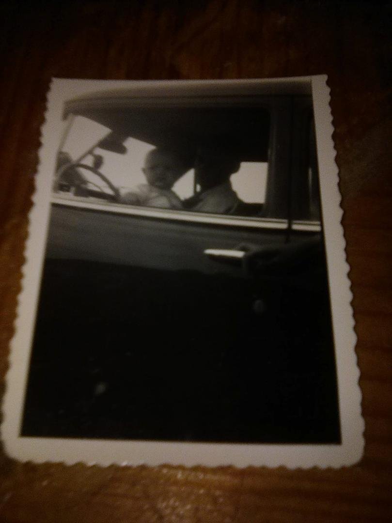 My first driving lesson.