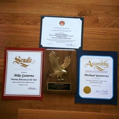 Very proud of my hubby's awards for his work with veterans.
Oorah, Mike!