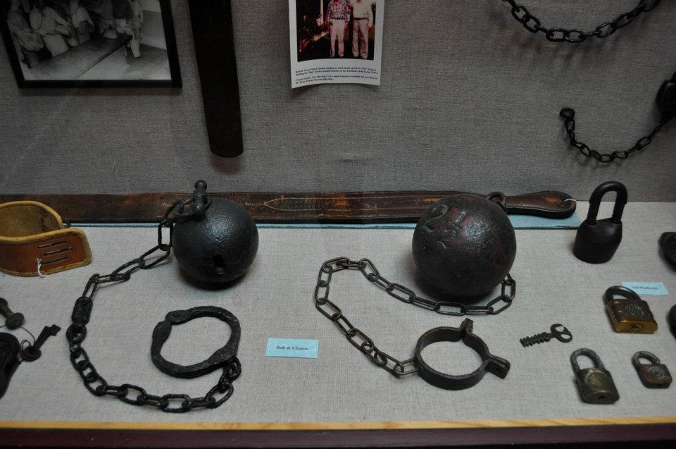 The infamous ball and chain.