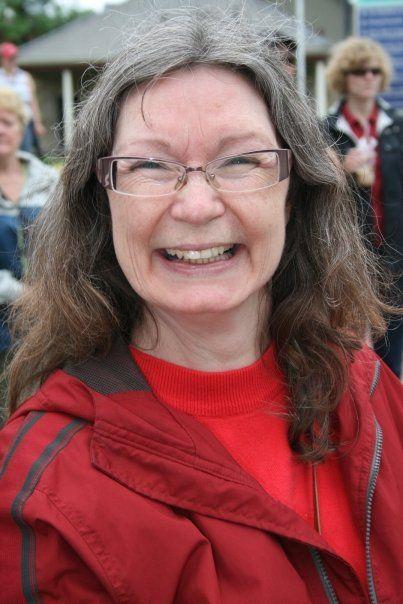 2009. Canada Day. I think it was raining. Biff caught a smile.