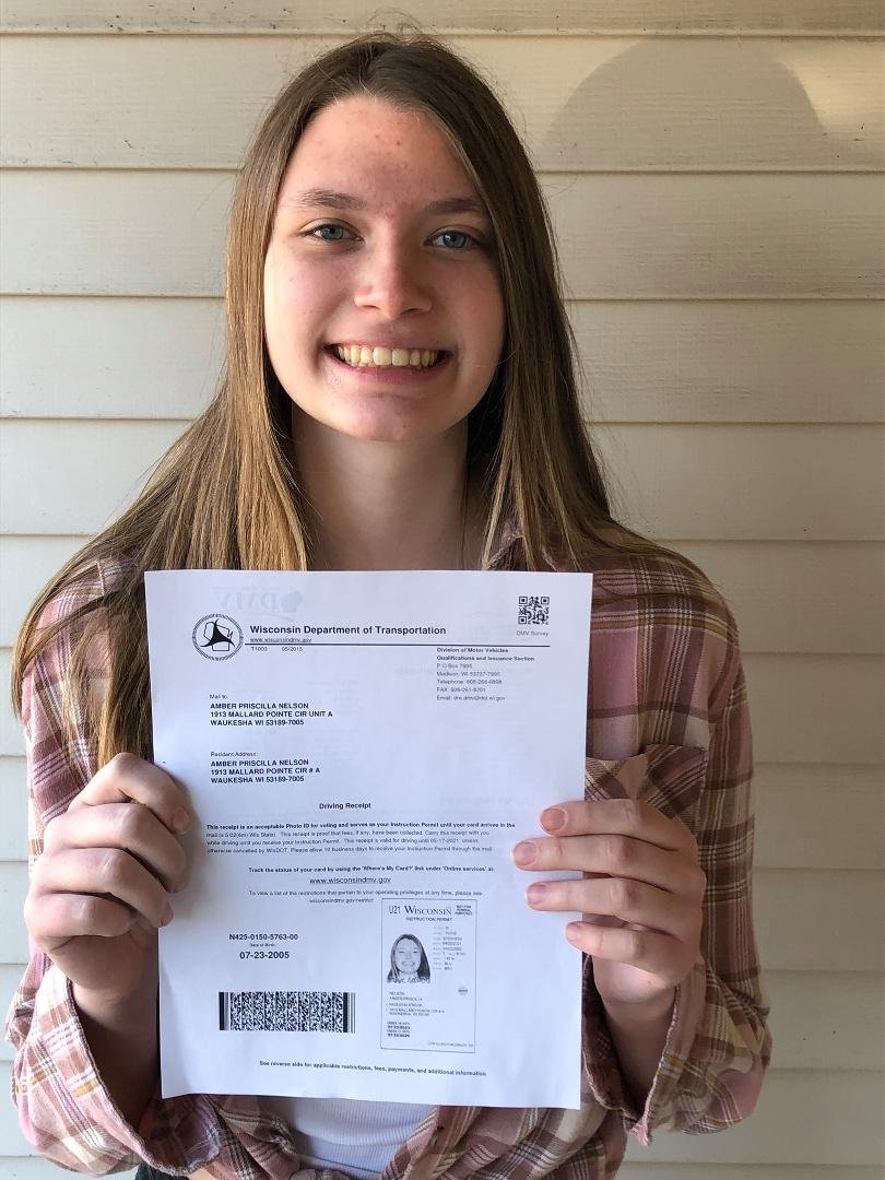 Look who got their permit!!