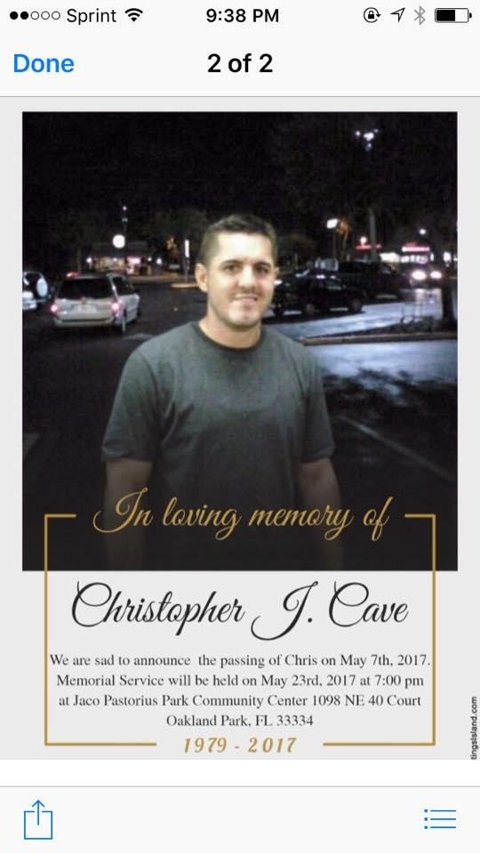 Such a tragic loss to lose my nephew