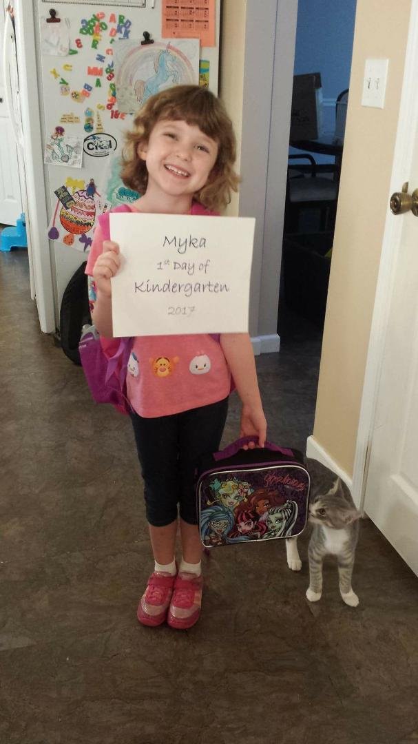 Granddaughters first day of school!