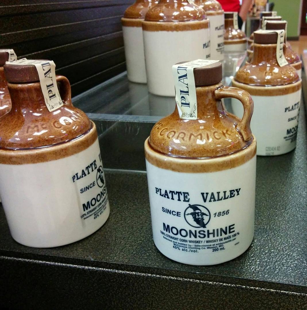 I remember when Moonshine could get you locked up, now it's for sale @ the BCLCB.