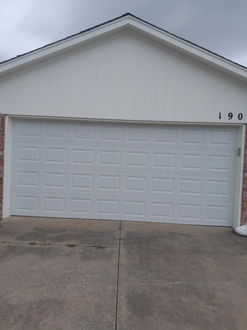 My new garage door. YAY!!!!!!