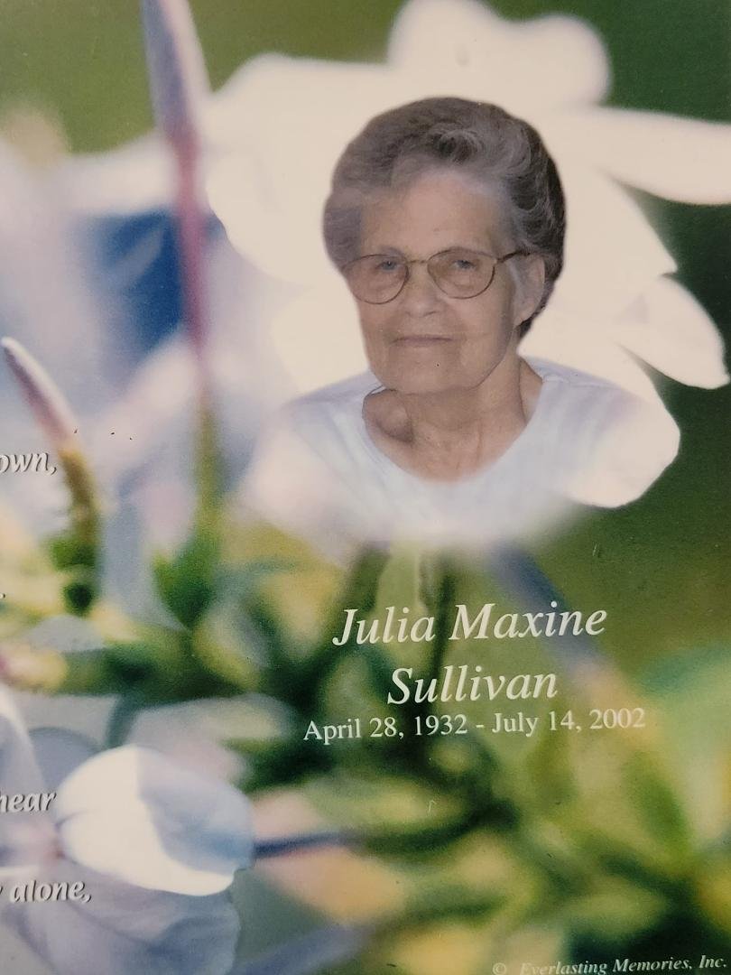 Today is my mother's heavenly birthday. We lost her in 2002. She was the tie that held our family together. She is 90 today. We miss you so much.