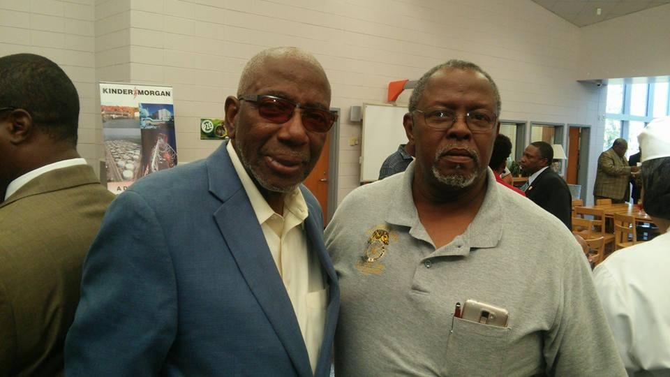 Bobby Lockett and Mr. Irwin President of Central Labor Council.