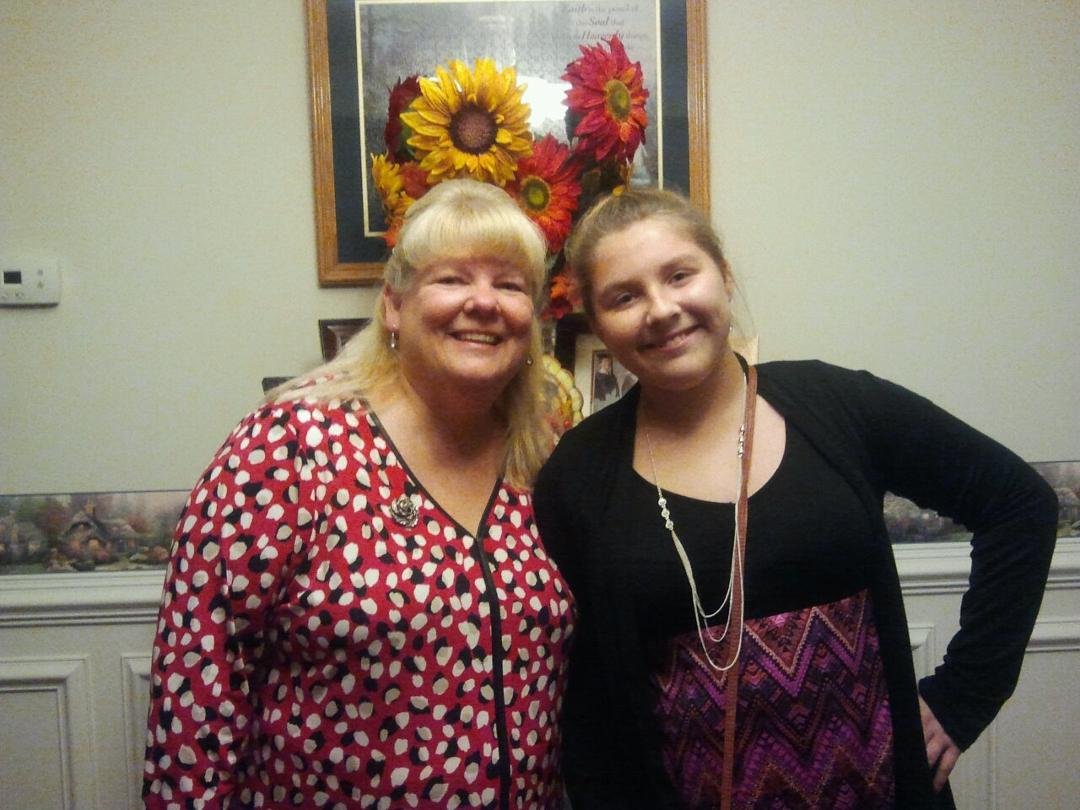 Ella & Gammy heading to Cinderella.