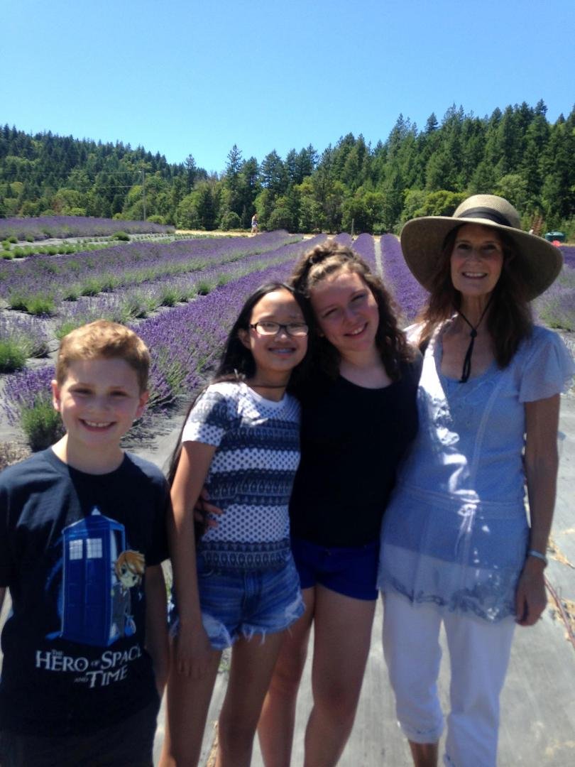 Beautiful lavender fields in the Applegate!
