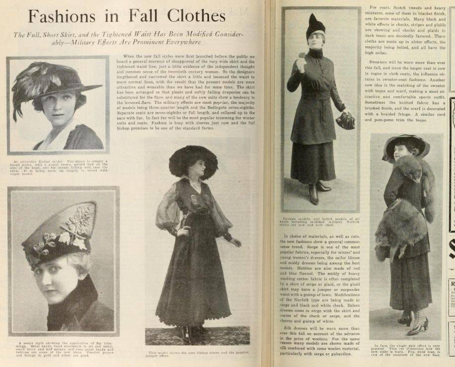 Will these 1915 fashions come back?