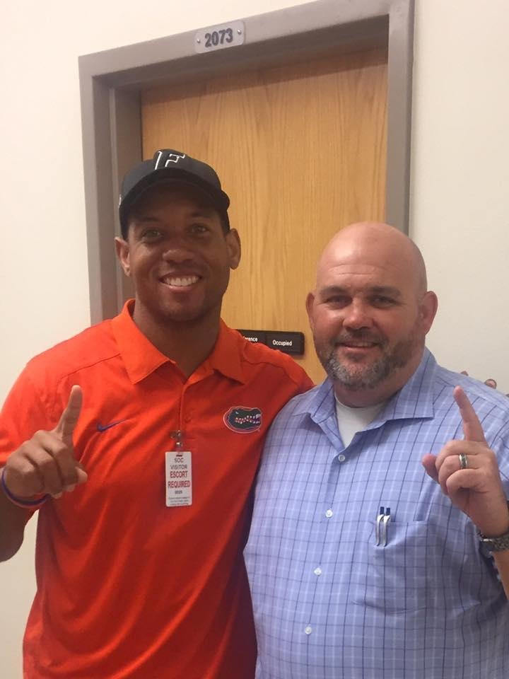 Got to meet a Gator Legend today....Chris Leak #12 from the 06 National Champions!!! Go Gators 🐊🐊🐊🐊