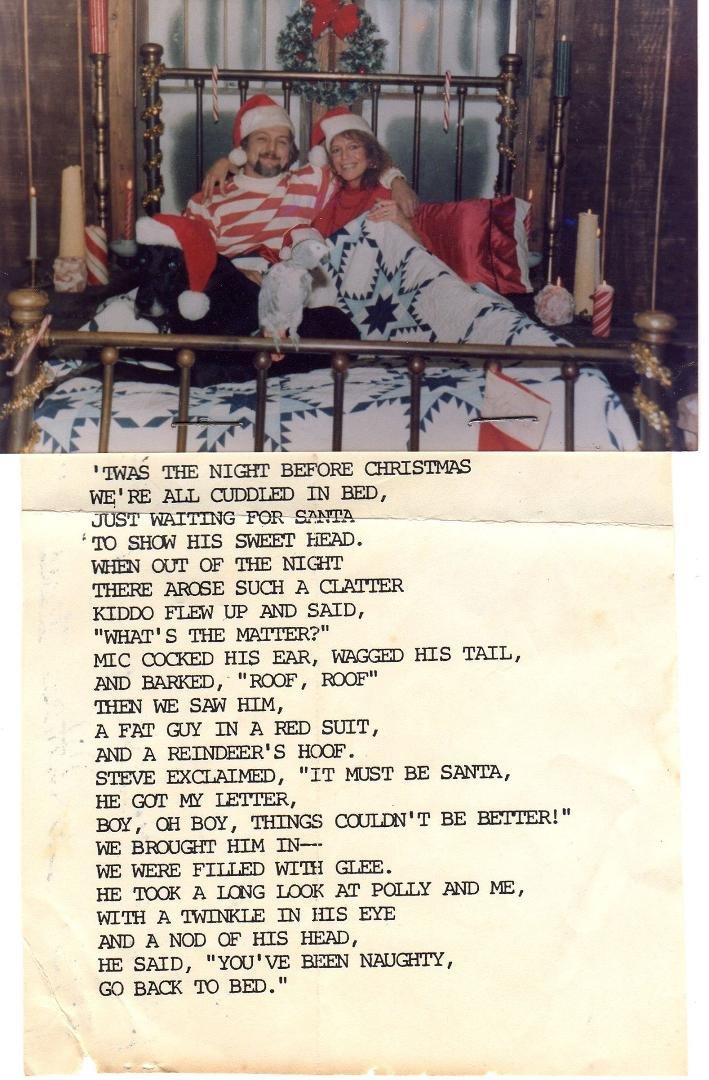 Merry Christmas to all family & friends and remember those not with us this year. Among those my good friends Steve & Polly Adams may they R.I.P. I will miss these Christmas wishes from them.