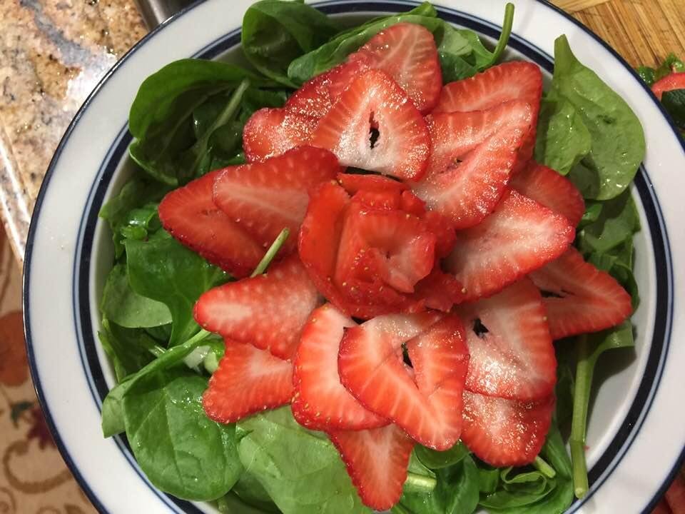 Decided to play with the salad tonight
