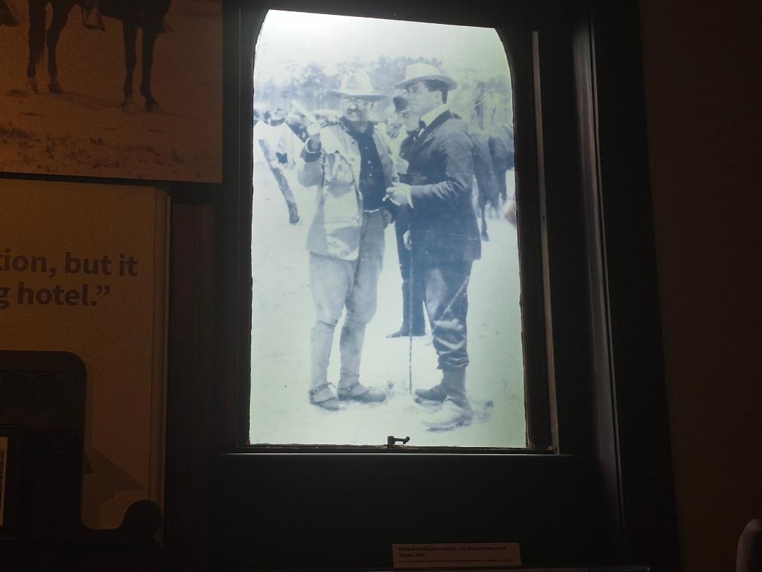Theodore Roosevelt & his rough rider troops stayed here going & coming from Spanish American war.