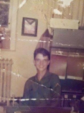 Me in the army, Aug. 1969. Ft Sill, Okla. while on CQ duty