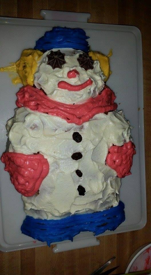 This was the cake I made for Cooper. Harder than I thought to frost, oh well, lessons learned by doing it.