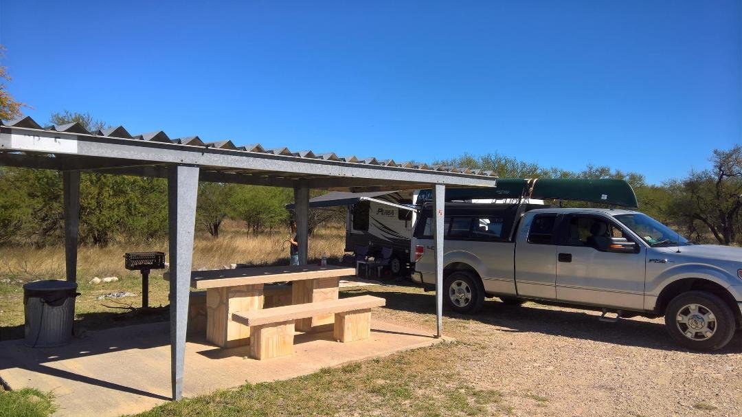 The LEM has landed in Amistad National Recreation area near Del Rio Texas. $2.00 a night.