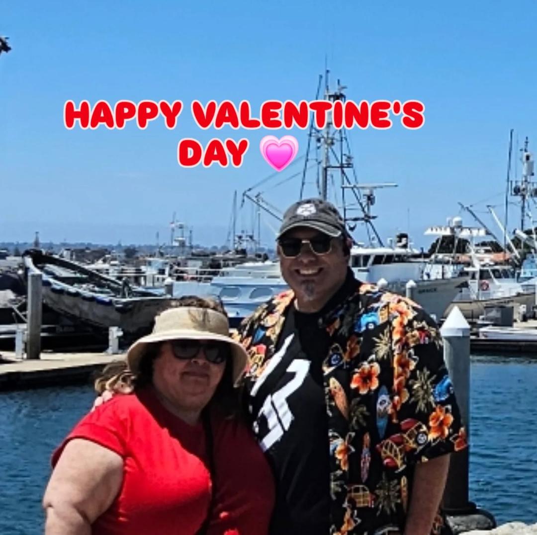 Happy Valentine's Day to my wife Angelica 24 years ago on this we met in person.