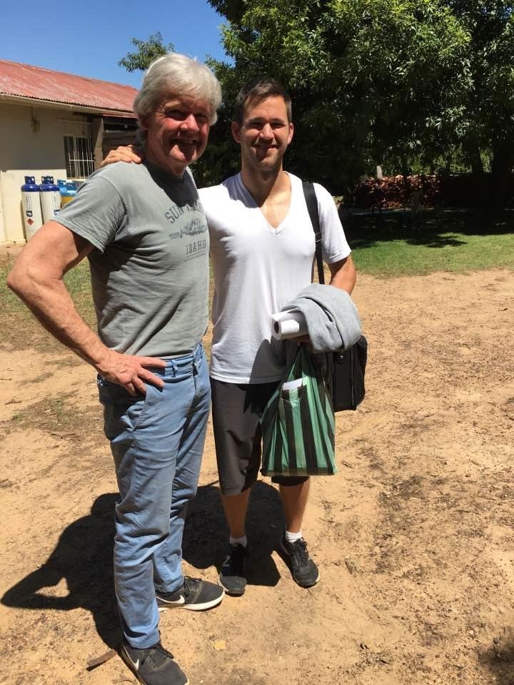 Ben Cohen and I finishing the Great Commission Camp through Frontline Fellowship in Cape Town, South Africa.