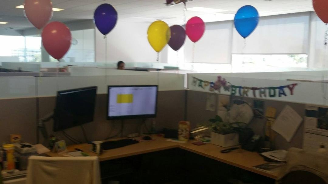 Birthday continued at work.....today

Thank you Steve and thank you Kiran!!!