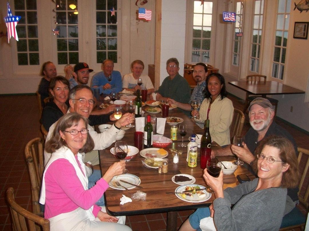 Dinner at Capt Brooks with friends last night.