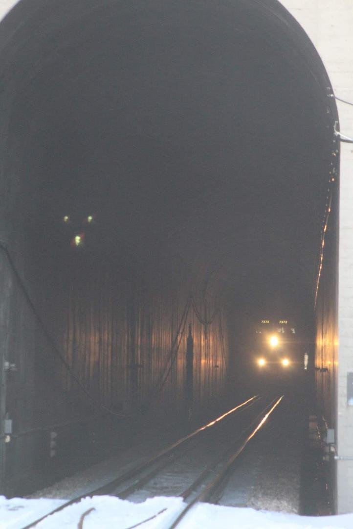 The light at the end of a tunnel is a train!!