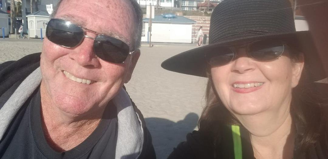 The beach makes me not feel so much older today.