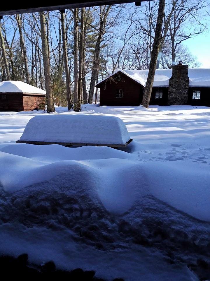 Looking out cabin 1 at SEQ.