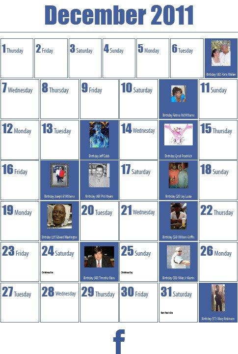 Anthony Johnson's album, 2011 Calendar