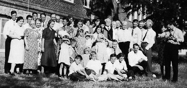 Cropped group picture