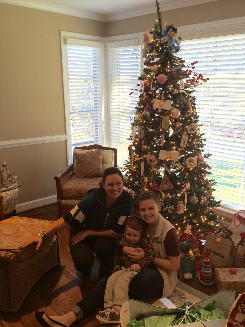 A nice visit from Erin, Lexi and Owen this morning.