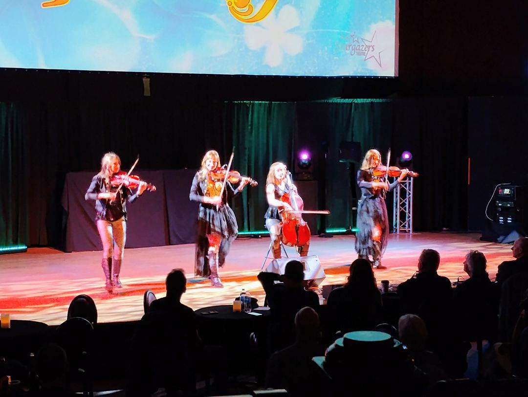 Another great show at Stargazers Theatre and Event Center tonight. Spinphony is an electronic string quartet that goes around the rock, pop and classical genres. AC/DC, Guns-n-Roses, Bon Jovi, Simon and Garfunkel, the Who,