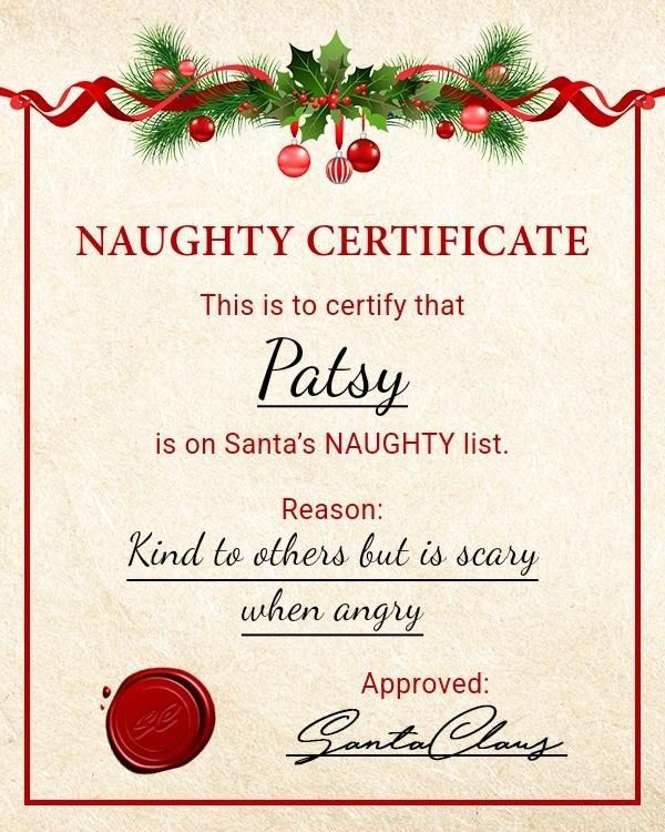 Leave it to Santa to know the real me! lol