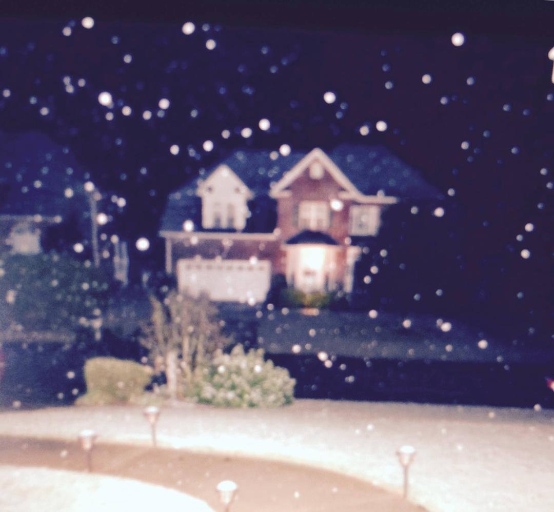 Can you believe this. Snow on the ground on November 1st