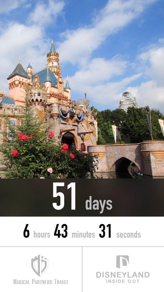 Can NOT wait to go. 8 days in paradise . The picture says Disneyland but we are going to Disney World. Staying on property in a 2 bedroom villa. BEST part is we celebrate Laney Rose's second birthday while there. The most m