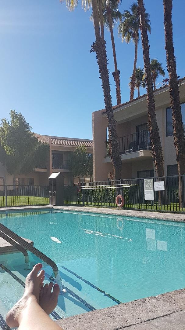 Got the whole pool to myself...ahhh