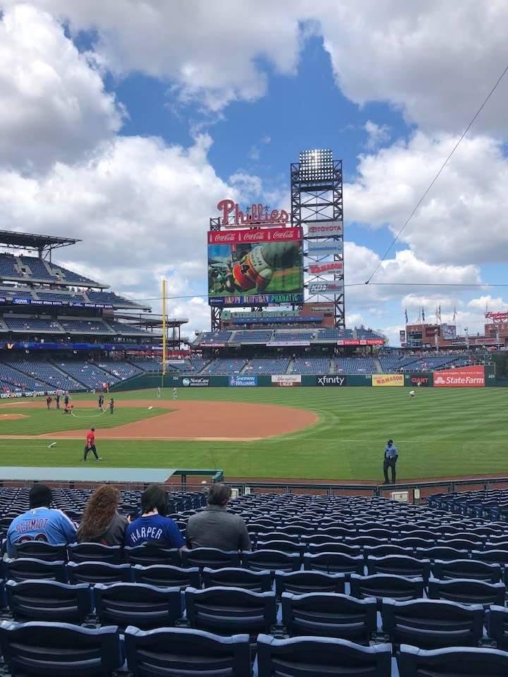 I am at Phillies Cardinals game. Anyone else?