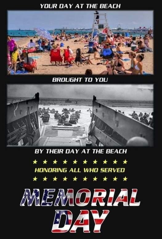 Rembering those who gave all for our freedom this Memorial Day