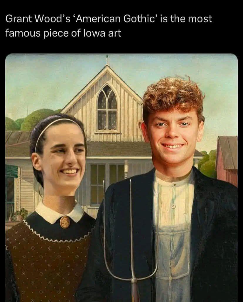 Ya gotta love this - 'Hawkeye Gothic'!  Destined, I'm sure, to be every bit as popular as the other version!!