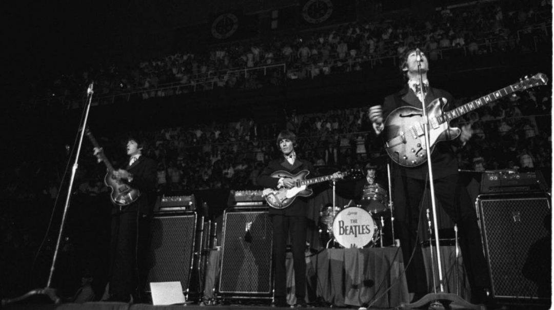 I believe that myself, Steintje, Doris and Ruth are the ones up on the top under the 'clock' on the left probably holding one of our bristle board signs. LOL Maple Leaf Gardens 1964