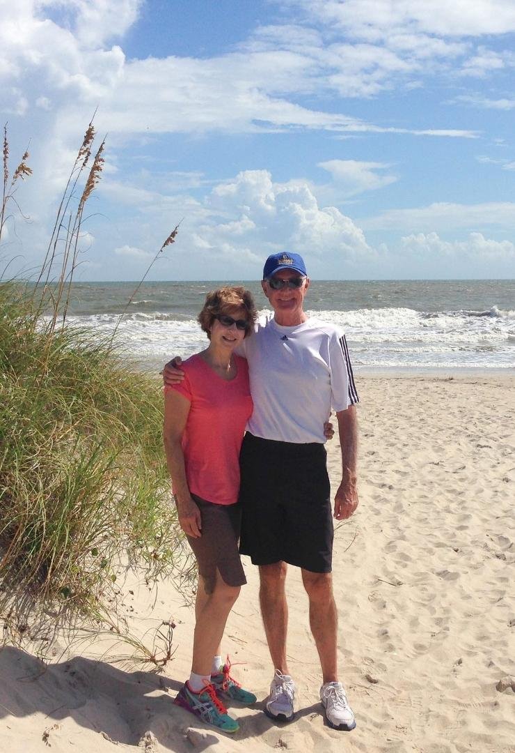 Just chillin' at East Beach on Bald Head Island.
