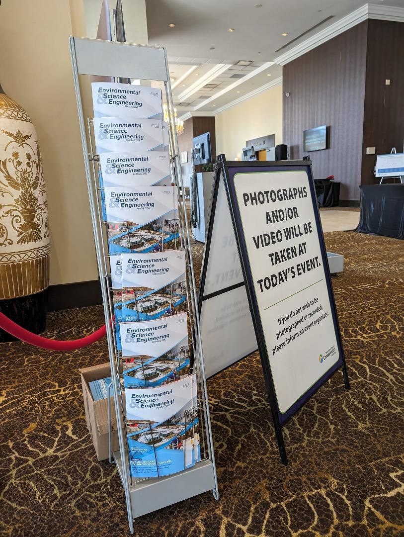 Latest issue of ES&E magazine now out at the 2024 Source to Stream storm water management conference and show
