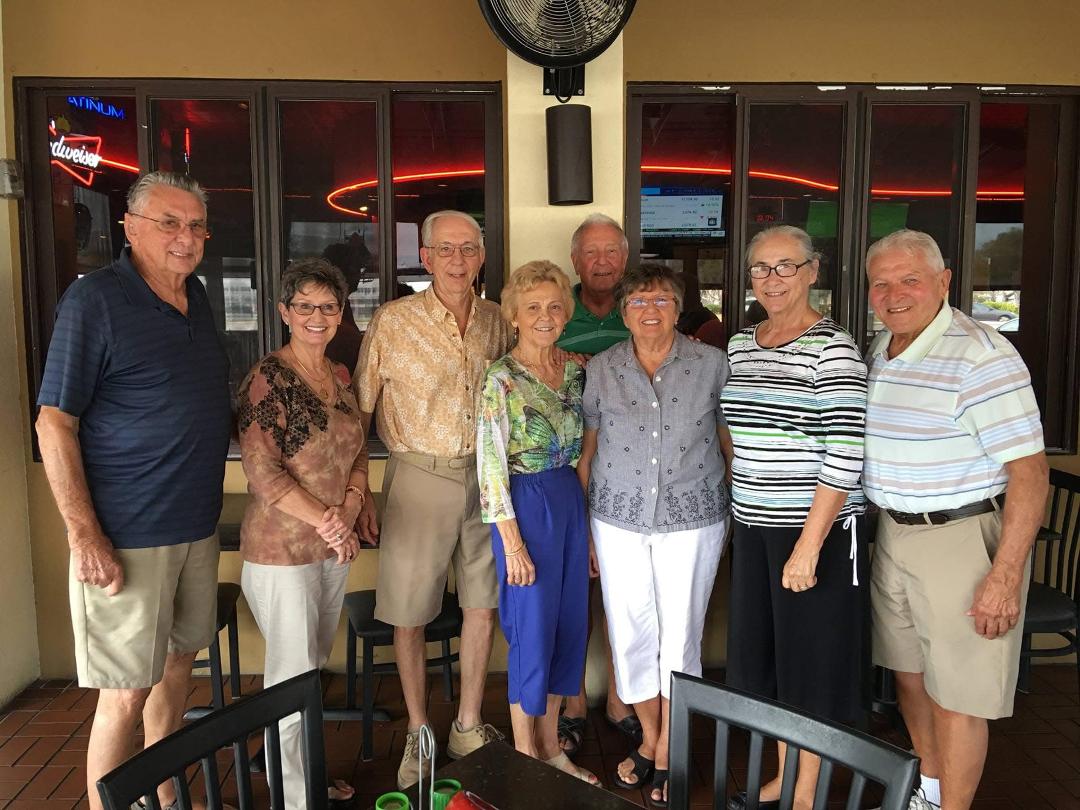 Memories from 2016. Classmates get together. Some gone now.
