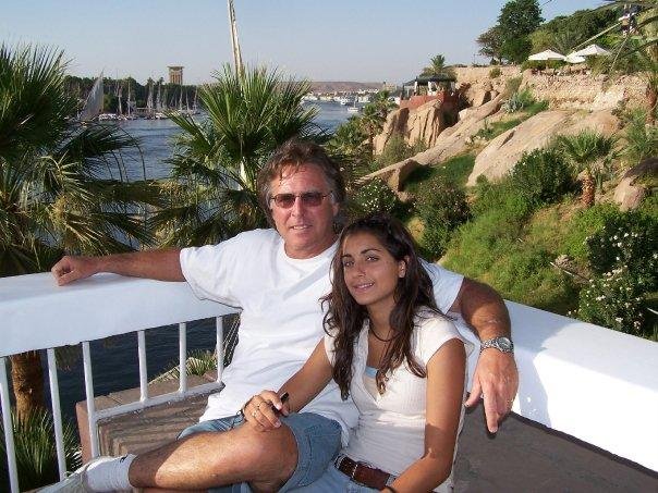 In Aswan, Egypt, on the Nile and IN DE NILE