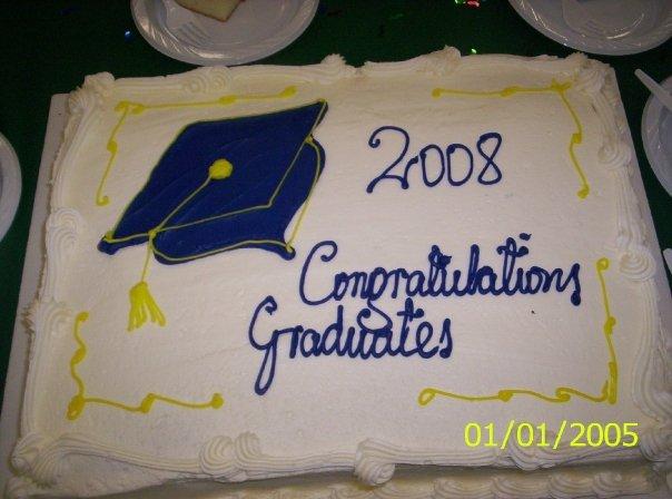 The graduation cake. yummy!!!! LOL!!!!