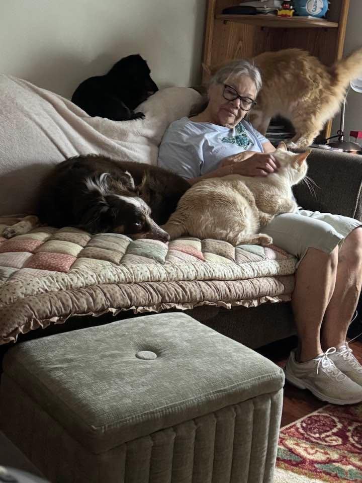 Just me and my fur babies