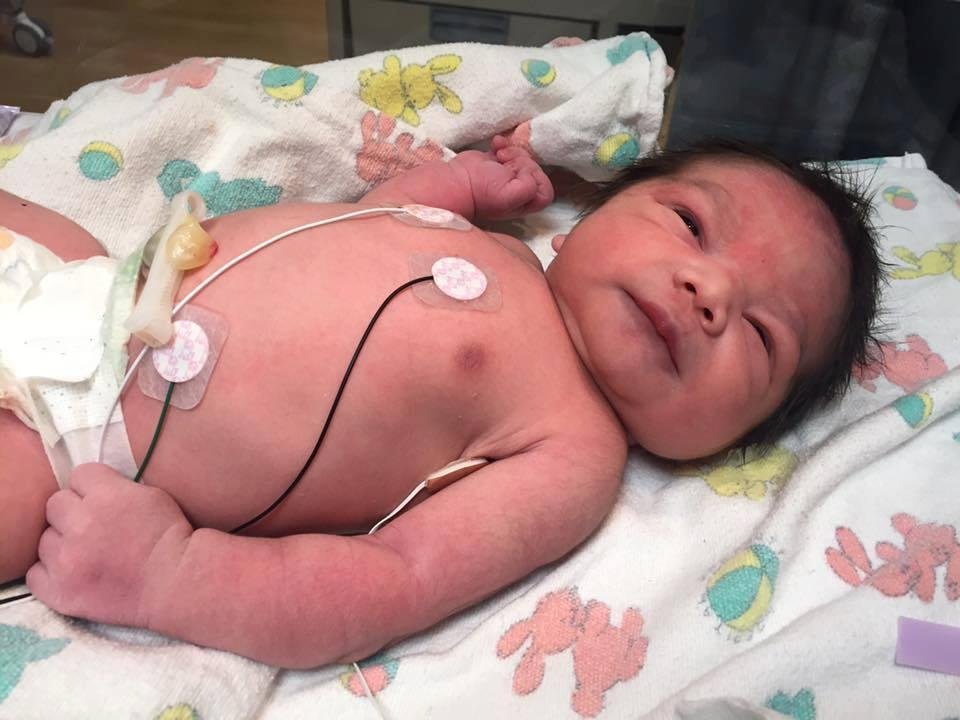 My brand new Great-grandson. Isn't he wonderful? Hi, little Levi!