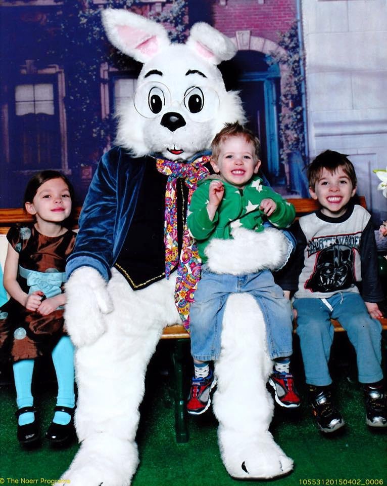 Another Easter bunny photo ---no one crying this year! Piper, Henry and Ryland Sobel, my sweet Chicago grandchildren.
