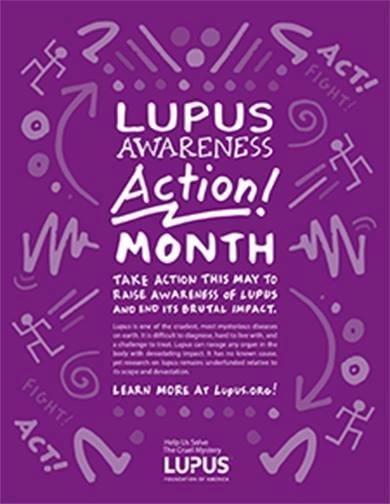 Sandy Stone-Yott's album, lupus awareness month of May