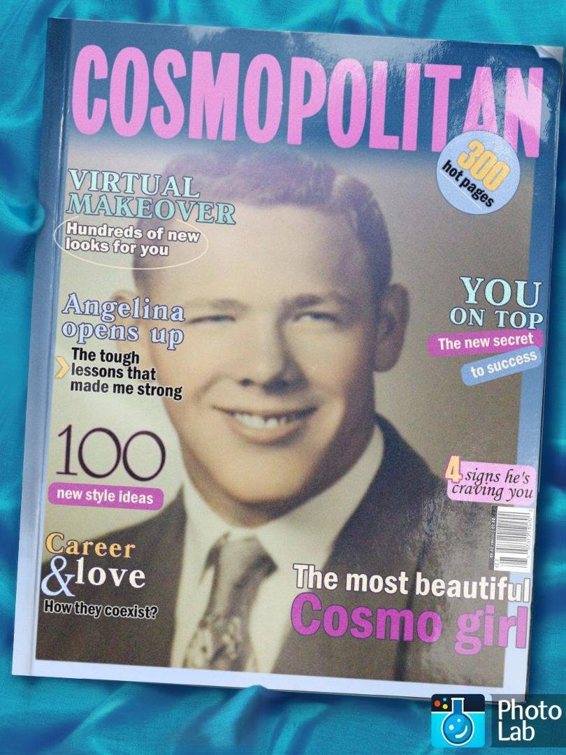 Wow I finally made Cosmopolitan. This is a June 1954 back issue.
